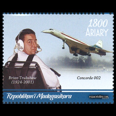 the stamp concorde MAD 75