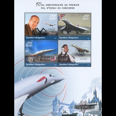 the stamp concorde MAD 76/79 C