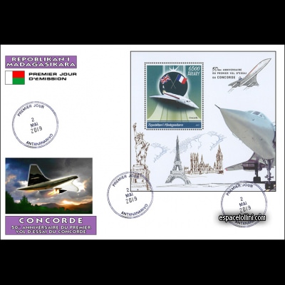 the stamp concorde MAD 80 F