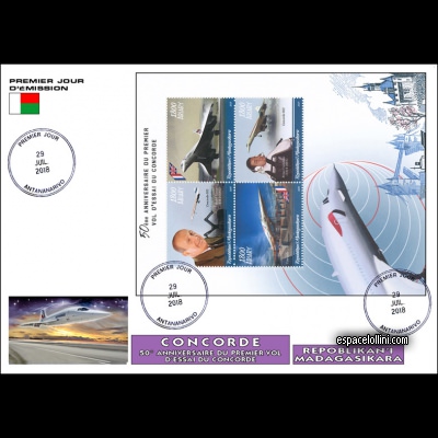 the stamp concorde MAD 76/79 FA