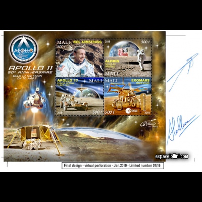 le timbre 10580 MLI 43/46 EA