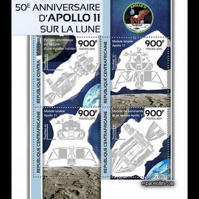 le timbre 10580 CAR 16/19 C