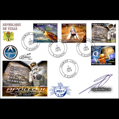 the stamp 10580 TCH 1/4 F