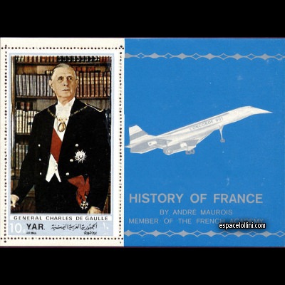 the stamp concorde YAR 1 B