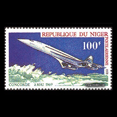 the stamp concorde NIG 1