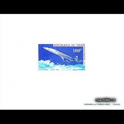 the stamp concorde NIG 1 EA