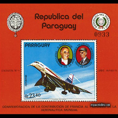 the stamp concorde PAR 1 B