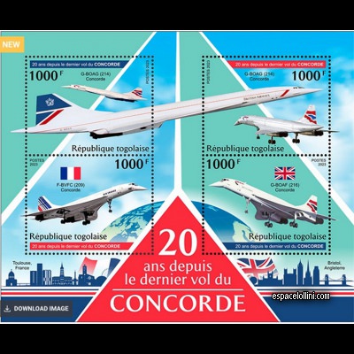 the stamp Concorde TOG 81/84 C