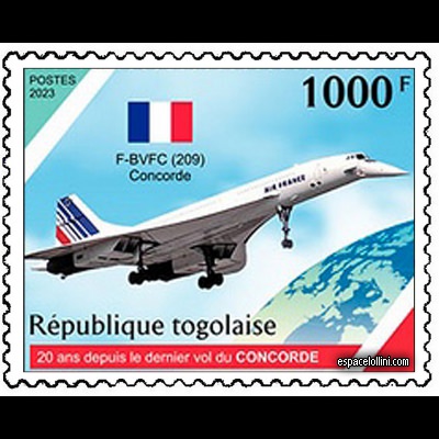 the stamp Concorde TOG 81