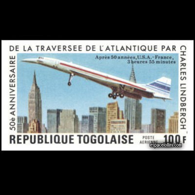 le timbre concorde TOG 6 A