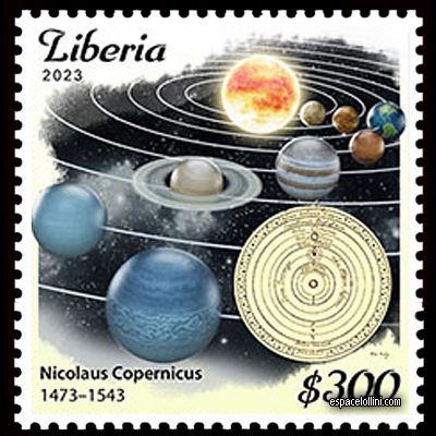 the stamp astronome LIB 3