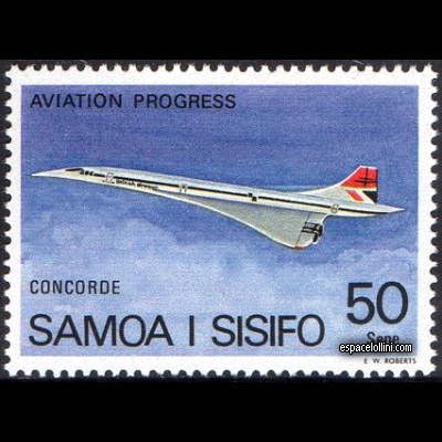 le timbre concorde SAM 1