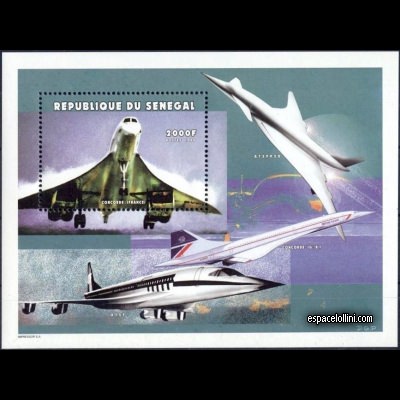 the stamp concorde SEN 16 B