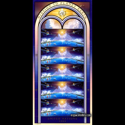 le timbre 9200 ONU 1/2 G