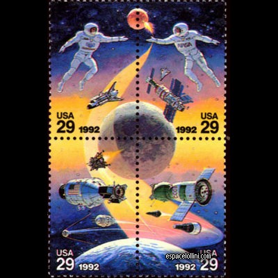 le timbre 9520 USA 1/4