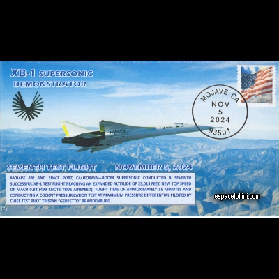 the stamp concorde USA 7 F