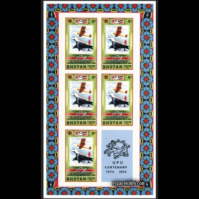 the stamp concorde BHU 3 GA