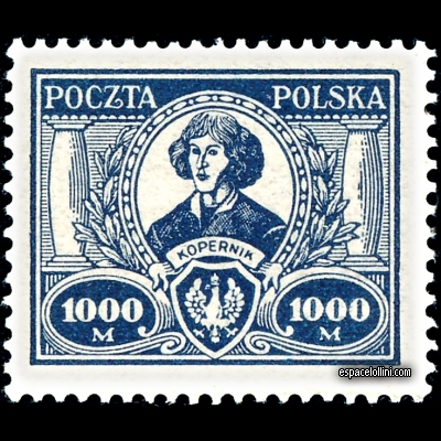 the stamp astronome POL 1