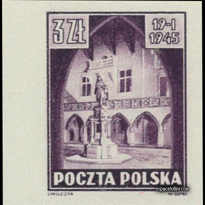 the stamp astronome POL 3 A