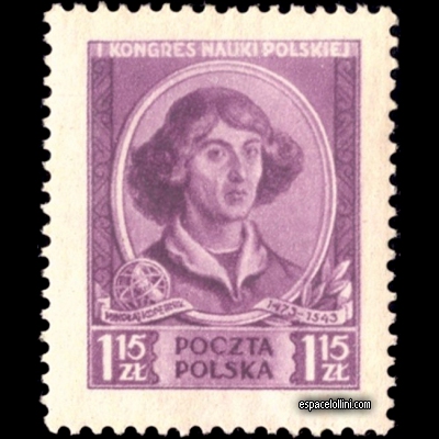 the stamp astronome POL 6
