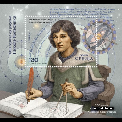 the stamp astronome SER 1 B artwork