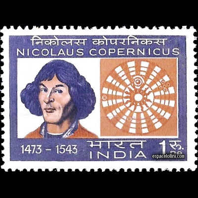 the stamp astronome IND 1