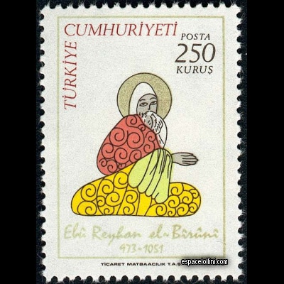 the stamp astronome TUR 2