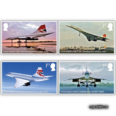 le timbre concorde GBR 16/19
