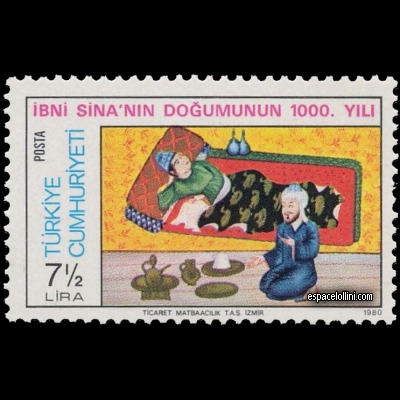 the stamp astronome TUR 3