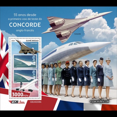 the stamp concorde GUB 112 B