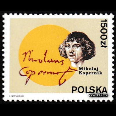 the stamp astronome POL 44